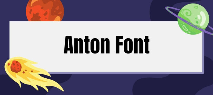 Anton Font Free Download