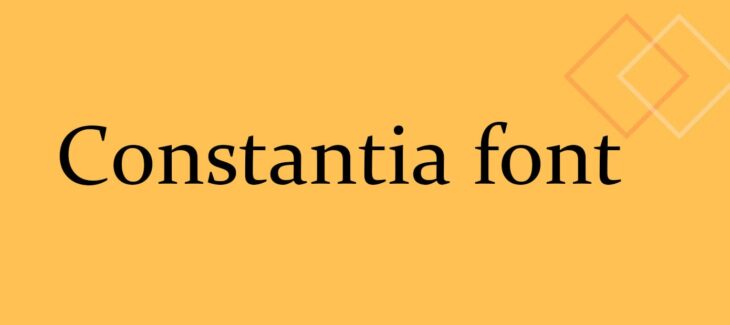 Constantia Font Free Download
