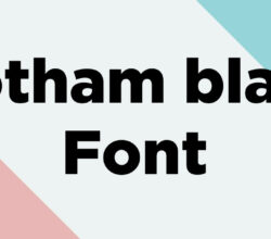 Gotham Black Font Free Download