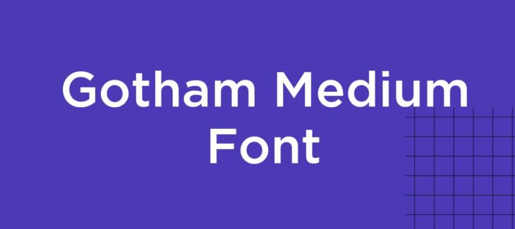 Gotham Medium Font Free Download