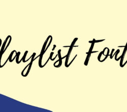 Playlist Font Free Download