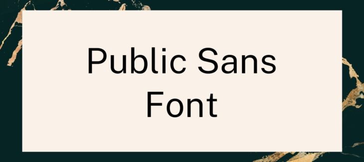 Public Sans Font Free Download