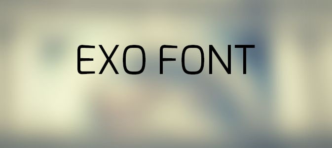 Exo Font Free Download