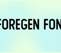 Foregen Font Free Download