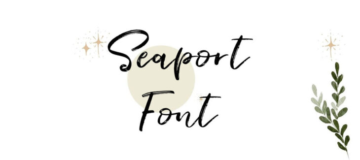 Seaport Font Free Download