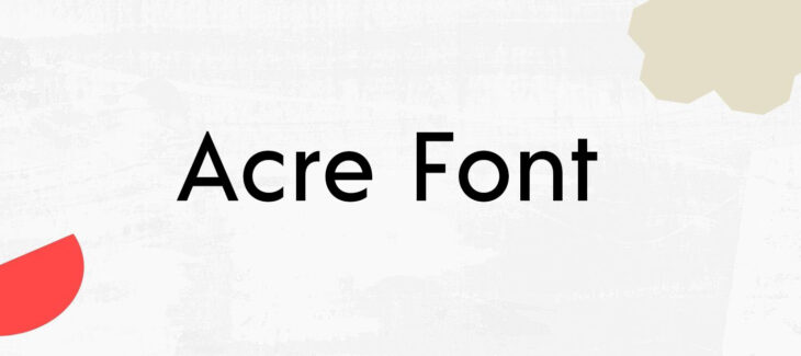 Acre Font Free Download