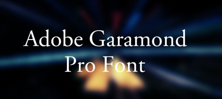 Adobe Garamond Pro Font Free Download