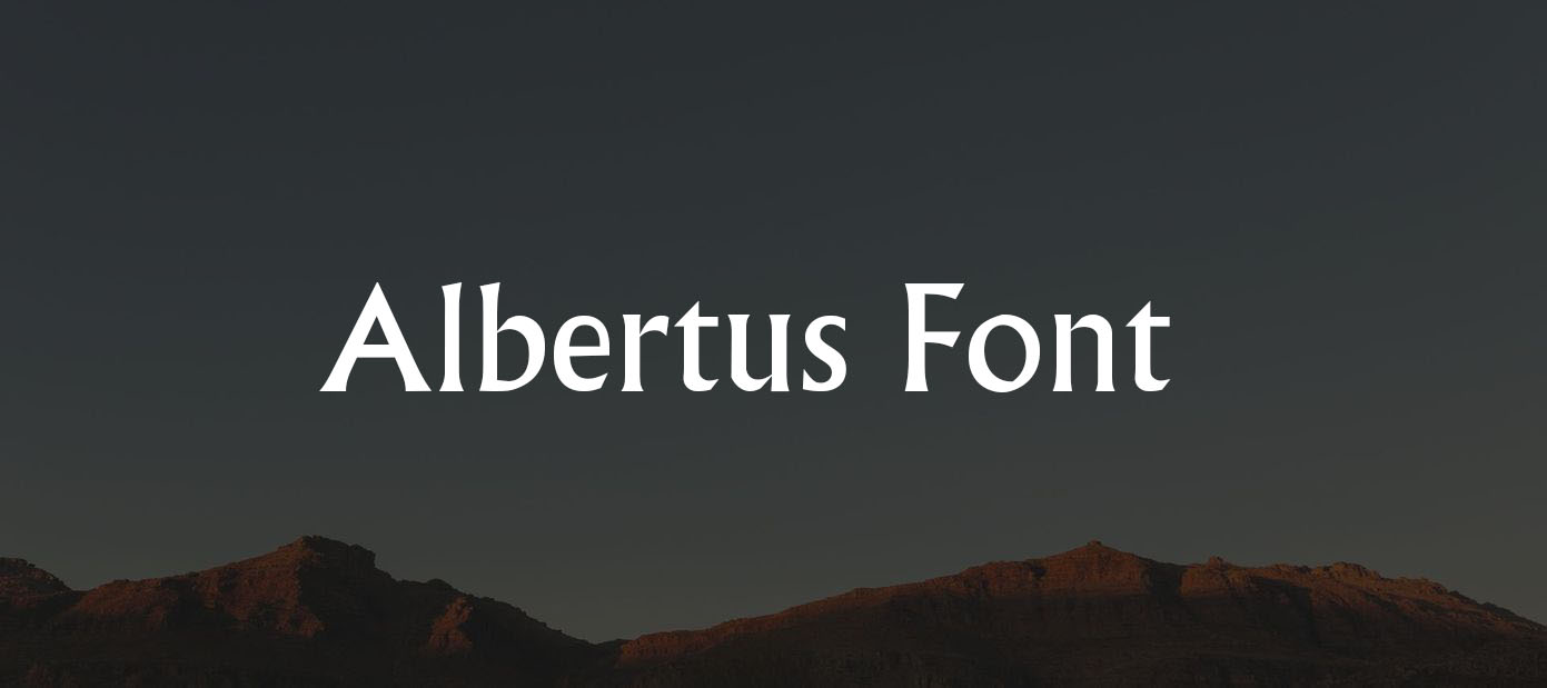 Albertus Font Free Download Albertus Font Free Download