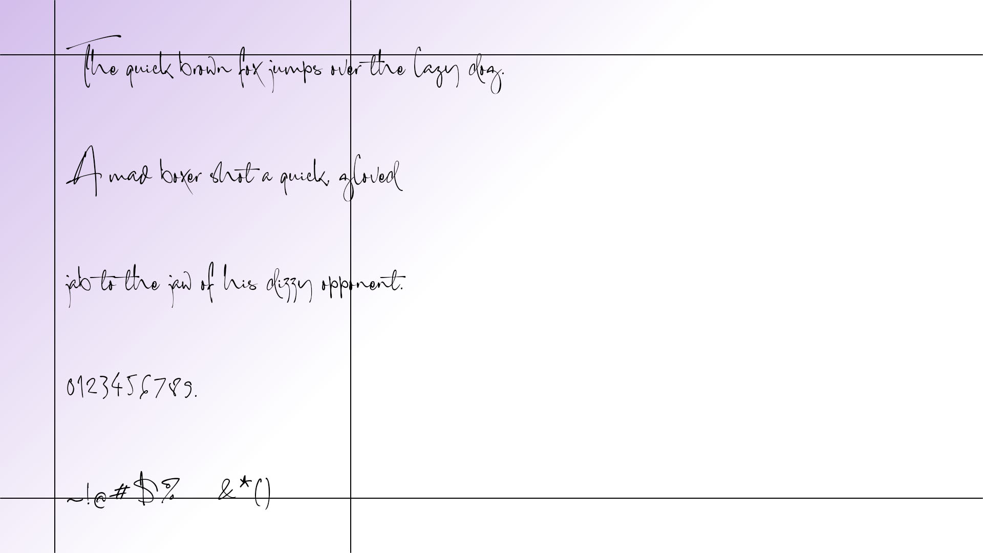 Androgino Font View