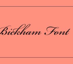 Bickham Font Free Download