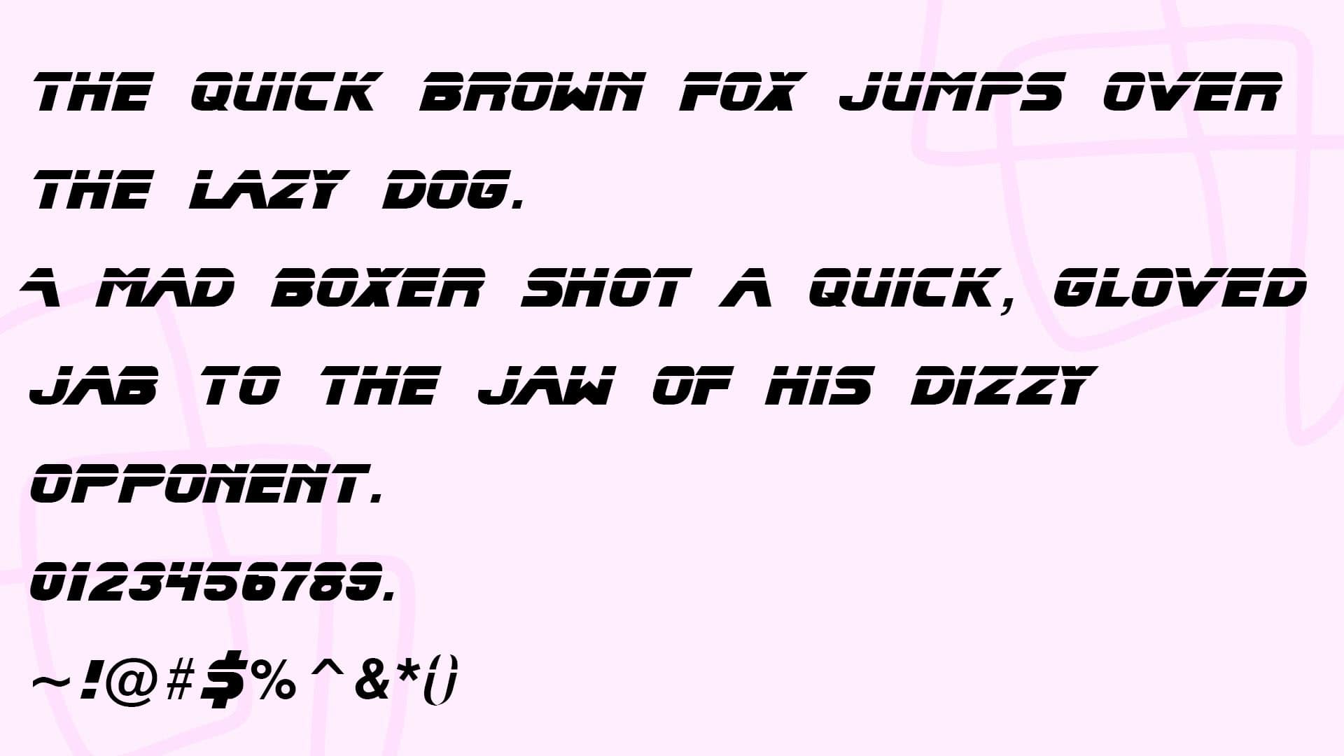 Blade Runner Font