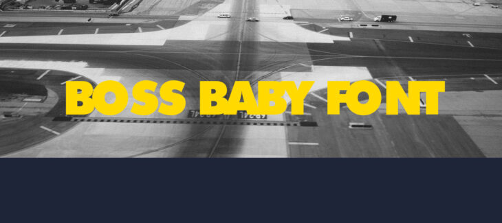 Boss Baby Font Free Download