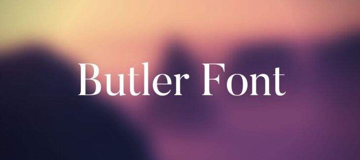 Butler Font Free Download