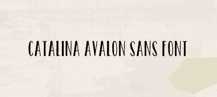 Catalina Avalon Sans Font Free Download