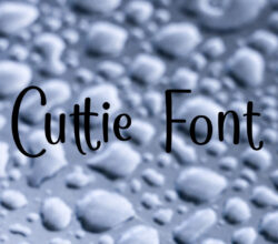 Cuttie Font Free Download