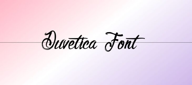 Duvetica Font Free Download