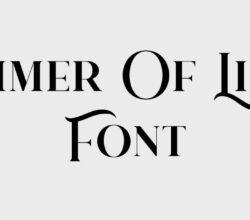 Glimmer of Light Font Free Download