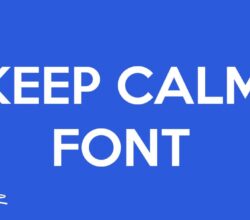 Keep Calm Font Free Download