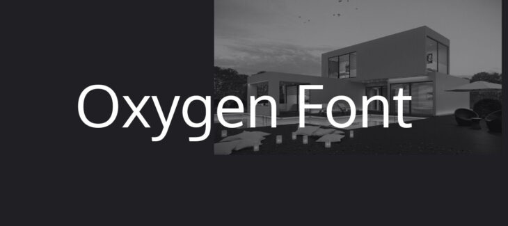 Oxygen Font Free Download