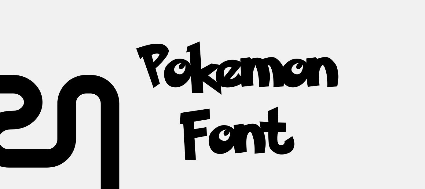 Pokemon Font Free Download
