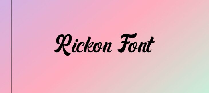Rickon Font Free Download