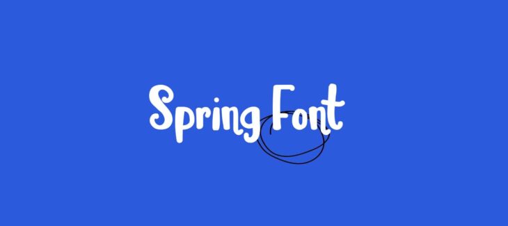 Spring Font Free Download