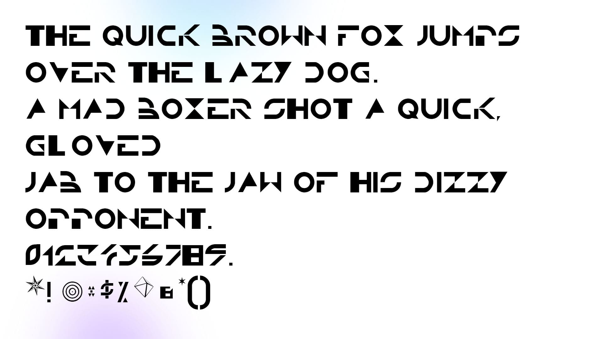 Tron Font