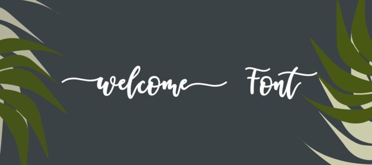 Welcome Font Free Download