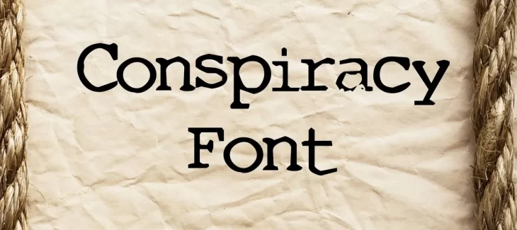 Conspiracy Font Free Download