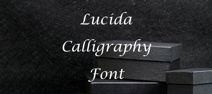 Lucida Calligraphy Font Free Download