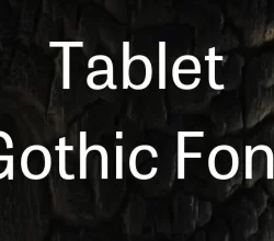 Tablet Gothic Font Free Download