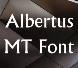 Albertus Mt Font Free Download