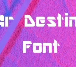 Ar Destine Font Free Download