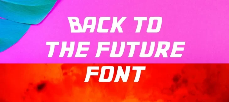 Back to the Future Font Free Download