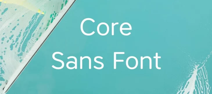 Core Sans Font Free Download