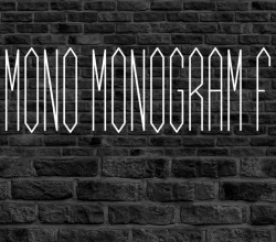 Diamond Monogram Font Free Download