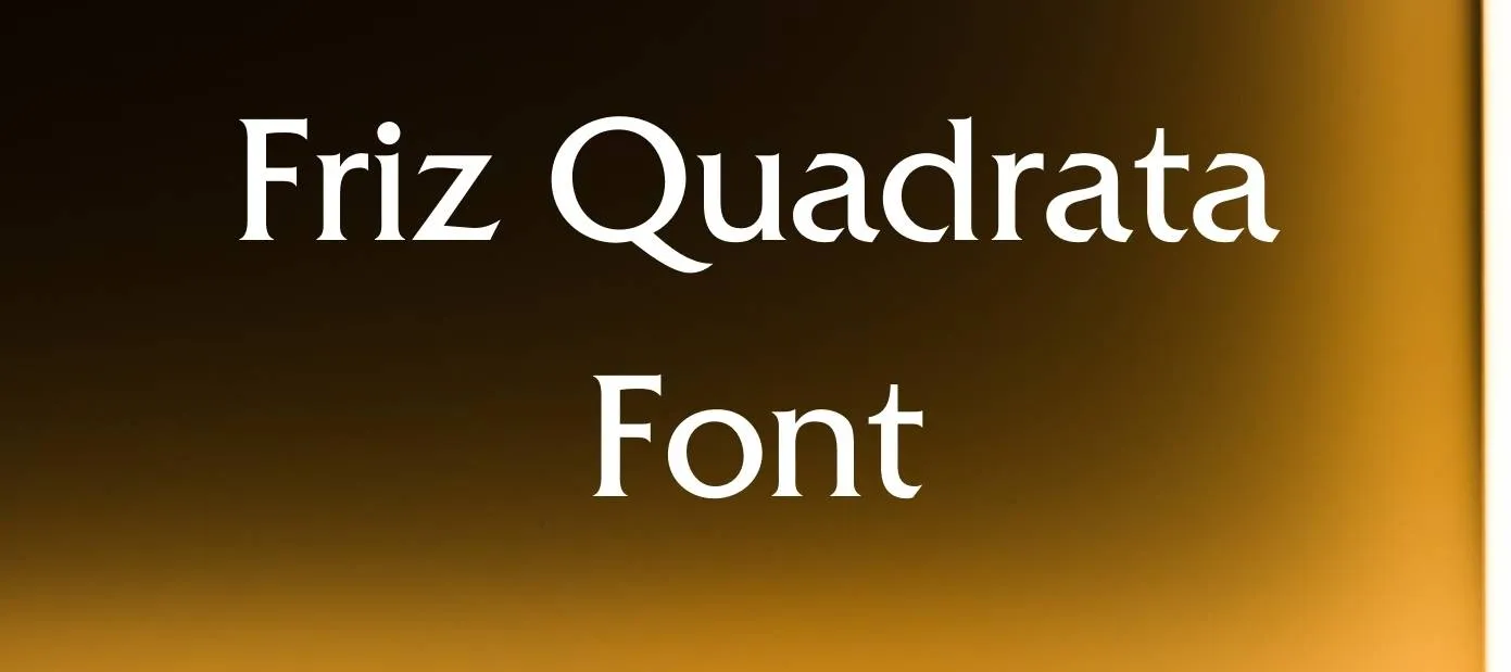 Friz Quadrata Font Free Download Friz Quadrata Font Free Download