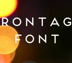 Frontage Font Free Download