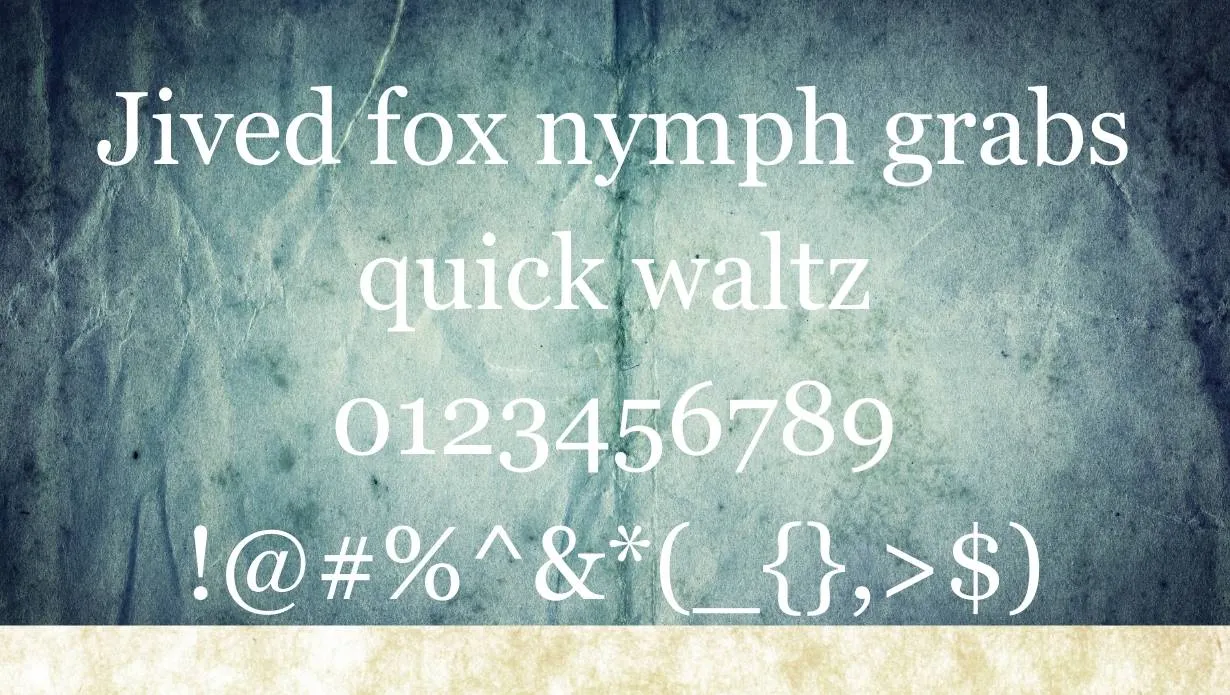 Georgia Font