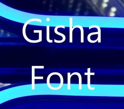 Gisha Font Free Download