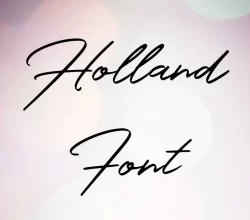 Holland Font Free Download