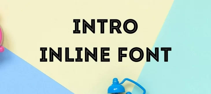 Intro Inline Font Free download