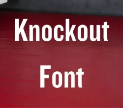 Knockout Font Free Download