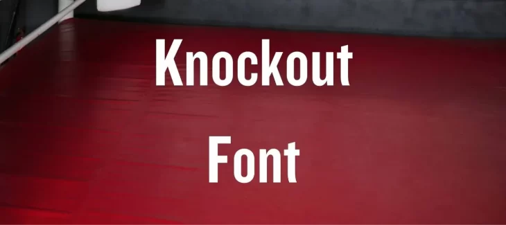 Knockout Font Free Download