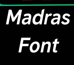 Madras Font Free Download