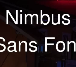 Nimbus Sans Font Free Download