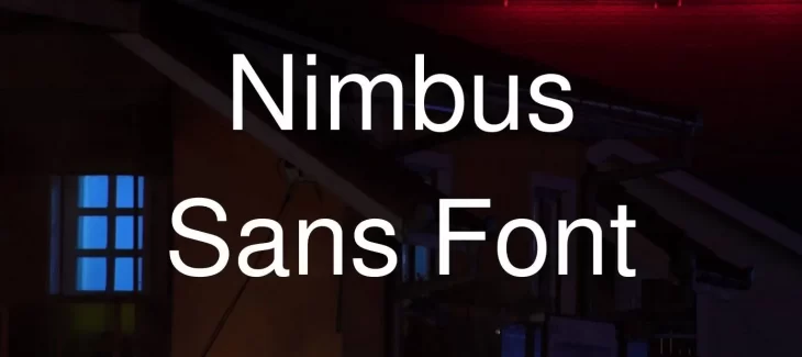 Nimbus Sans Font Free Download
