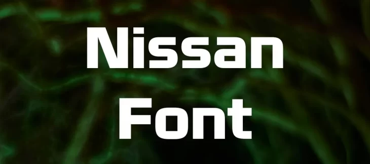 Nissan Font Free Download