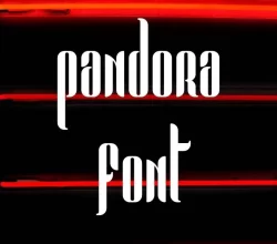 Pandora Font Free Download