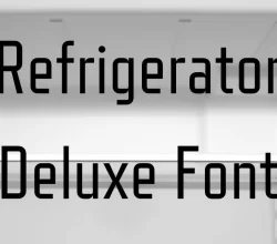 Refrigerator Deluxe Font Free Download